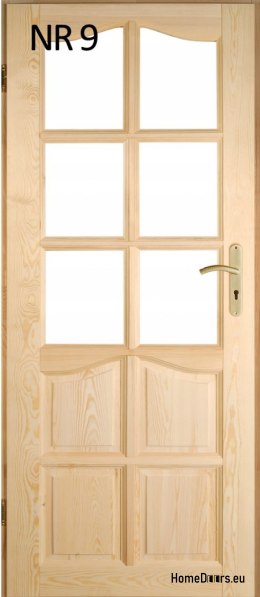 Porte interne in legno di pino n. 9 60/70/80/90