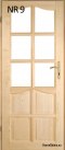 Porte interne in legno di pino n. 9 60/70/80/90