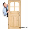 Porta del bagno wc pino nodoso DELFIN 60/70/80/90