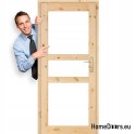 Porta della stanza in legno grezzo HARNAŚ 60/70/80/90