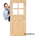 Porta della stanza in legno grezzo HARNAŚ 60/70/80/90