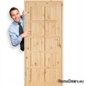Porta camera pino annodato legno Baca 60/70/80/90