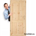 Porta a camera in legno annodato di pino GAZDA 60/70/80/90