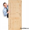 Porta camera pino annodato legno Juhas 60/70/80/90