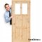 Porte per WC in legno annodato di pino GAZDA 60/70/80/90