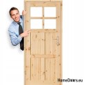 Porte per WC in legno annodato di pino GAZDA 60/70/80/90