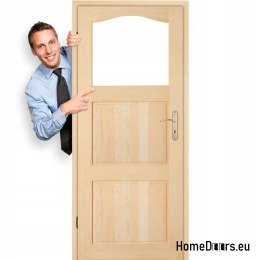 Porta in legno per bagno WC pino LONDRA 60/70/80/90