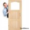 Porta in legno per bagno WC pino LONDRA 60/70/80/90