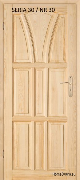 Porte in pino senza nodi SERIE 30 n. 30 60/70/80/90