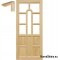 Porta camera in legno 60/70/80/90 telaio STOLGEN KS1