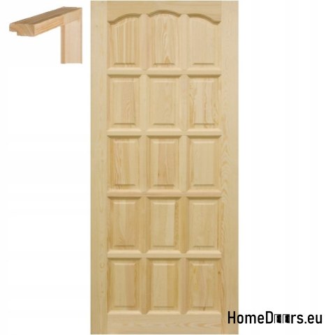 Porte in pino massiccio 60/70/80/90 con telaio STOLGEN LS7