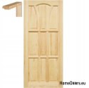 Porte in pino grezzo pieno 60/70/80/90 telaio STOLGEN WS5
