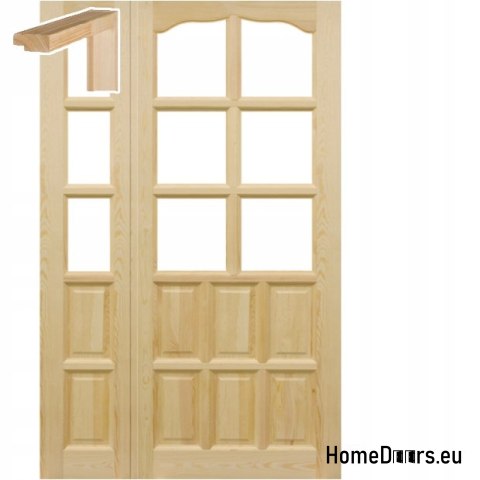 Porta camera grezza 60/70/80/90 con telaio STOLGEN LS6