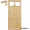 Bagno porte in pino 60/70/80/90 telaio STOLGEN KS2