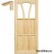 Porte in legno grezzo 60/70/80/90 telaio STOLGEN WS2