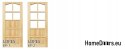 Porte in legno grezzo 60/70/80/90 con telaio STOLGEN ŁP1