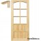 Porte in legno grezzo 60/70/80/90 telaio STOLGEN ŁP2