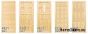 Porte in legno grezzo 60/70/80/90 telaio STOLGEN PMK