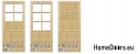 Anta in legno di pino 60/70/80/90 telaio STOLGEN PR2