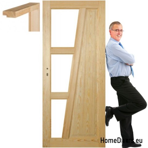 Porte in legno grezzo con telaio STOLGEN TK4 60/70/80/90