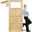 Porta in legno con telaio manhattan TR2 60/70/80/90