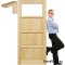 Porta in legno con telaio manhattan TR2 60/70/80/90