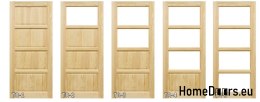 Porte in pino manhattan telaio STOLGEN TR3 60/70/80/90
