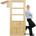 Porta camera in pino con telaio STOLGEN TS4 60/70/80/90
