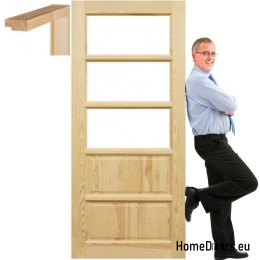 Porta camera in pino con telaio STOLGEN TS4 60/70/80/90