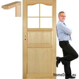 Porte in pino grezzo con telaio STOLGEN TP2 60/70/80/90