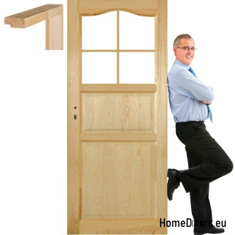 Porte in pino grezzo con telaio STOLGEN TP2 60/70/80/90
