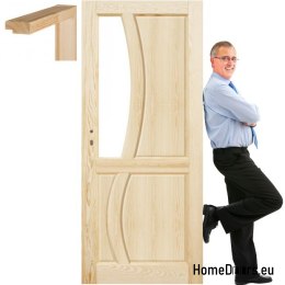 Porte in legno grezzo con telaio STOLGEN RN2 60/70/80/90