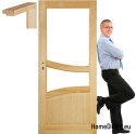 Porte in legno grezzo con telaio STOLGEN SL4 60/70/80/90