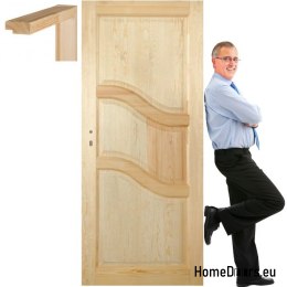 Porte in pino grezzo con telaio STOLGEN PS1 60/70/80/90