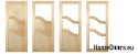 Porte in pino grezzo con telaio STOLGEN PS1 60/70/80/90