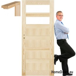 Telaio porta bagno in pino STOLGEN NV3 60/70/80/90