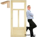 Porte camera in pino con telaio STOLGEN HV3 60/70/80/90