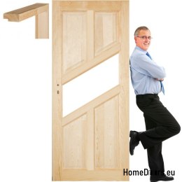 Porte in pino grezzo con telaio STOLGEN FR9 60/70/80/90