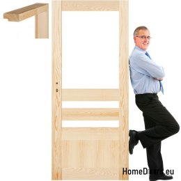 Telaio porta in legno pino STOLGEN CR9 60/70/80/90