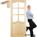 Porte in pino per camera con telaio STOLGEN DT3 60/70/80/90