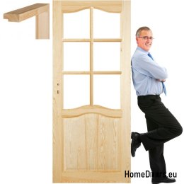 Porte in pino per camera con telaio STOLGEN DT3 60/70/80/90