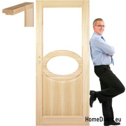 Porte in pino grezzo con telaio STOLGEN AR2 60/70/80/90