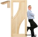 Porte in pino grezzo con telaio STOLGEN BG3 60/70/80/90