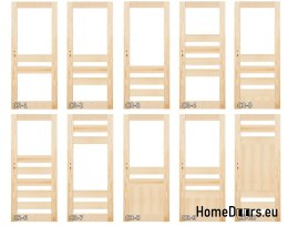 Porte in pino grezzo con telaio STOLGEN CR2 60/70/80/90