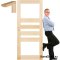 Porte in pino grezzo con telaio STOLGEN CR4 60/70/80/90