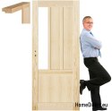 Cornice grezza in anta in pino STOLGEN AK6 60/70/80/90