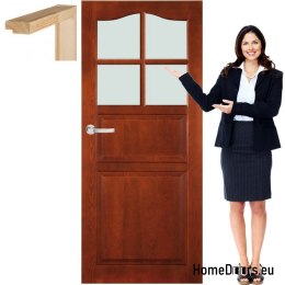 Porte in legno con telaio verniciato colore TP2 60