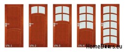Porta in legno con telaio a colori VN1 60