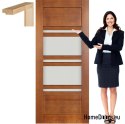 Anta in legno con cornice colorata TO7 70