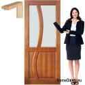 Porte in legno con telaio verniciato colore RN4 90
